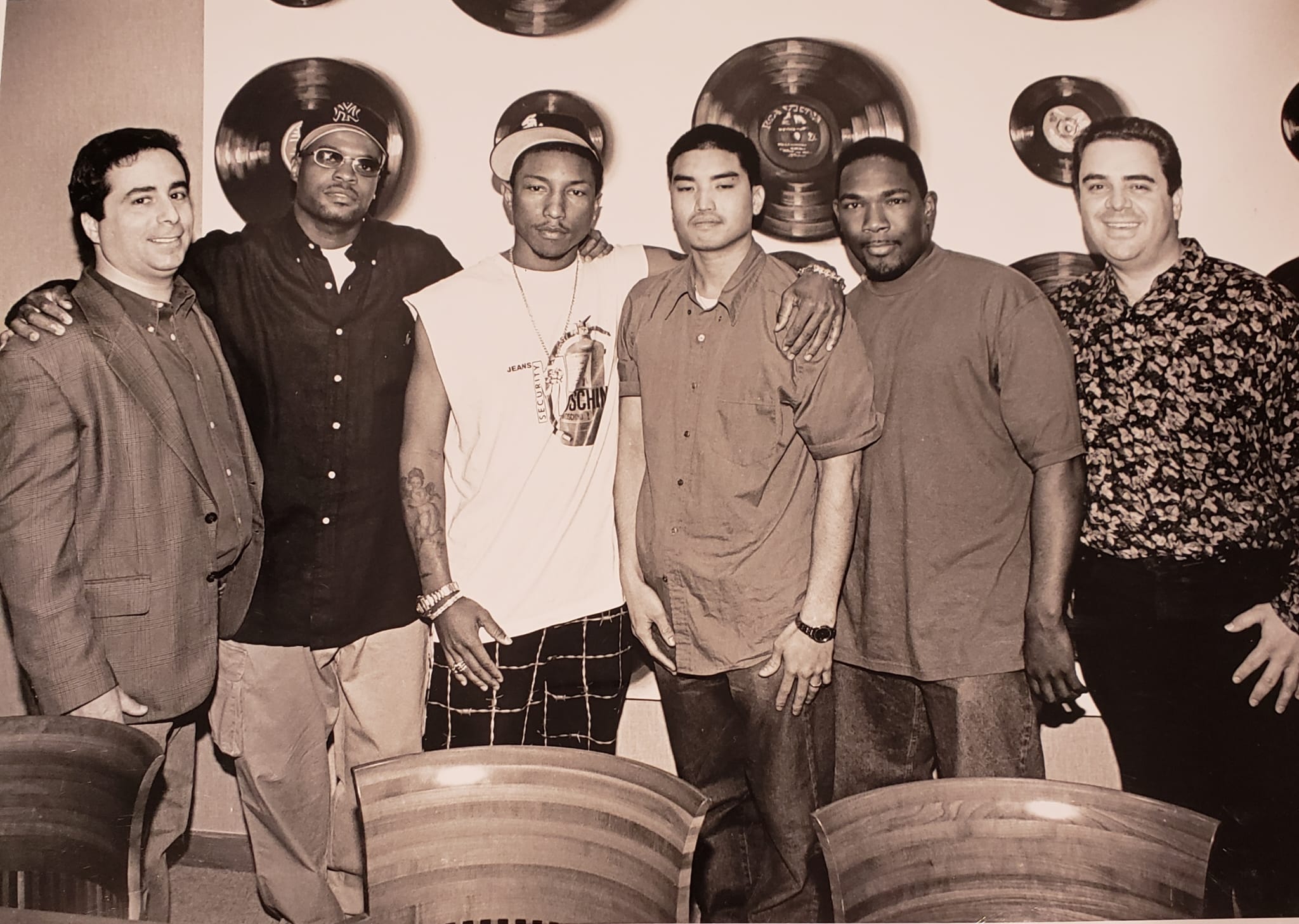Signing photo with the Neptunes